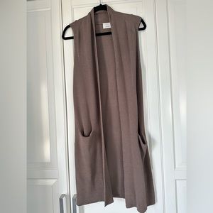 Wilfred vest taupe